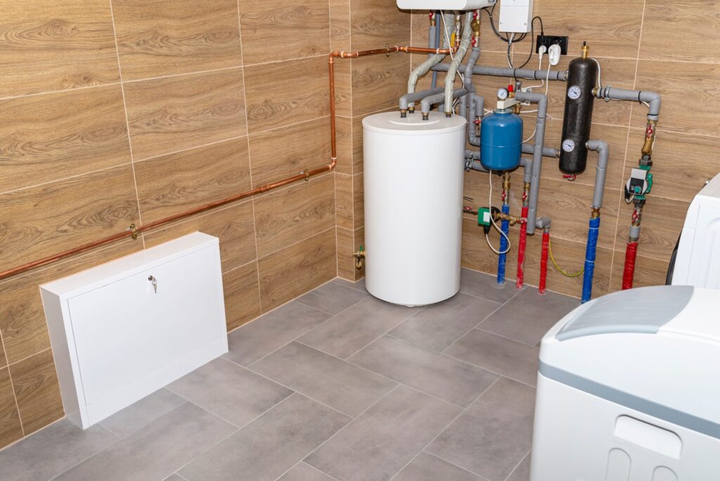Residential water heater and plumbing system installed in Kissimmee